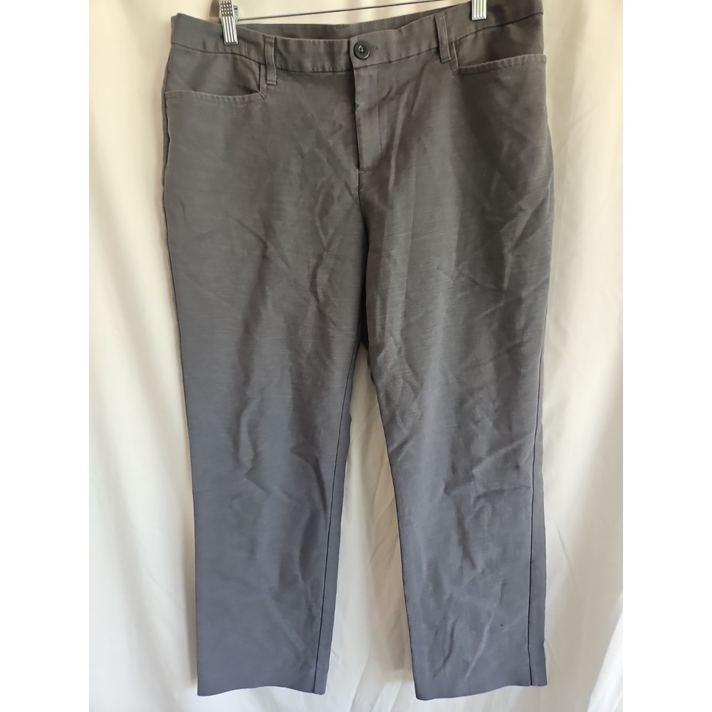 CJ Banks 16 W Pants Straight Leg Gray